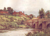 SURREY. The Wey, Elstead, Surrey 1908 old antique vintage print picture