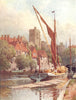 KENT. The Medway, Maidstone, Kent 1908 old antique vintage print picture