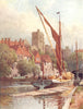 KENT. The Medway, Maidstone, Kent 1908 old antique vintage print picture