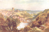YORKSHIRE DALES. The Swale,  Richmond 1908 old antique vintage print picture