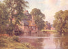 HUNTINGDONSHIRE. The Ouse, Huntingdonshire 1908 old antique print picture