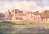 CUMBRIA. Lake district. Furness Abbey in the Vale of Nightshade 1908 old print