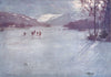 CUMBRIA. Lake district. Near the Ferry, Windermere. Skating by Moonlight 1908