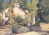 CUMBRIA. Lake district. Dove Cottage, Grasmere 1908 old antique print picture