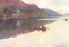 CUMBRIA. Lake district. Brantwood, Coniston lake. Char-fishing 1908 old print