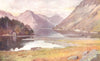 CUMBRIA. Lake district. Wastwater, from Strands 1908 old antique print picture