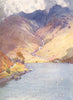 CUMBRIA. Lake district. Wastwater and Scawfell Scafell 1908 old antique print