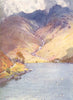 CUMBRIA. Lake district. Wastwater and Scawfell Scafell 1908 old antique print