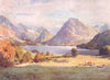 CUMBRIA. Lake district. Loweswater 1908 old antique vintage print picture