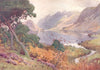 CUMBRIA. Lake district. Crummock water, from Scale Hill 1908 old antique print