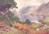CUMBRIA. Lake district. Crummock water, from Scale Hill 1908 old antique print