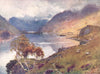 CUMBRIA. Lake district. Crummock water and Buttermere 1908 old antique print