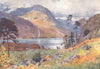 CUMBRIA. Lake district. Head of Buttermere 1908 old antique print picture