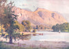 CUMBRIA. Lake district. Falcon Crag, Derwent Water 1908 old antique print