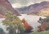 CUMBRIA. Lake district. Haweswater 1908 old antique vintage print picture