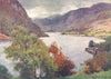 CUMBRIA. Lake district. Haweswater 1908 old antique vintage print picture