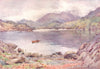 CUMBRIA. Lake district. Ullswater. Silver Bay 1908 old antique print picture