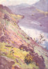 CUMBRIA. Lake district. A Mountain Path, Sandwick, Ullswater 1908 old print