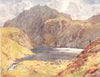 CUMBRIA. Lake district. Angle Tarn, Esk Hause 1908 old antique print picture