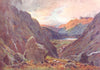 CUMBRIA. Lake district. Kirkstone pass and brothers water 1908 old print