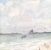 BRAZIL. The Sugar Loaf, Rio Harbour-Midday 1908 old antique print picture