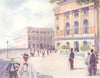 BRAZIL. The Palace Square, Sao Paulo 1908 old antique vintage print picture