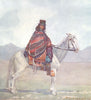 CHILE. An Araucanian(Mapuche)Indian 1908 old antique vintage print picture