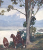 CHILE. A river near Concepcion 1908 old antique vintage print picture