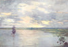 PARAGUAY. Sunset on the Paraguay river 1908 old antique vintage print picture