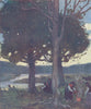 URUGUAY. A Corner of an Uruguayan Campo 1908 old antique vintage print picture