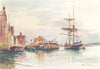 ISLE OF WIGHT. Yarmouth, I O W 1908 old antique vintage print picture