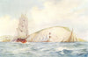 ISLE OF WIGHT. The Needles 1908 old antique vintage print picture
