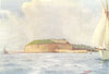 DORSET. The Nothe, Weymouth 1908 old antique vintage print picture