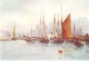 DEVON. Brixham 1908 old antique vintage print picture