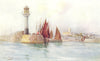 CORNWALL. Penzance 1908 old antique vintage print picture