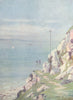 WALES. A Footpath on the Great Orme 1905 old antique vintage print picture