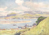 WALES. Carnarvon, from Anglesey 1905 old antique vintage print picture
