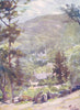 WALES. Distant View of Betws-y-Coed 1905 old antique vintage print picture