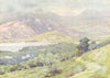 WALES. Duffws Mountain in Mist 1905 old antique vintage print picture