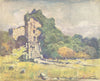 WALES. Old Castle Keep, Cardiff 1905 antique vintage print picture