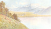 SWITZERLAND. Rhone Valley from Mount Pelerin, Eastern End of lake Geneva 1917