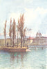 SWITZERLAND. Statue of Jean-Jacques Rousseau Island Rhone, Geneva 1917 print