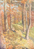 SWITZERLAND. In the Forest of Sauvabelin above Lausanne 1917 old antique print