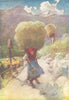 SWITZERLAND. A Peasant Woman 1917 old antique vintage print picture