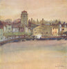 PYRÉNÉES-ATLANTIQUES. Basque country. St Jean de Luz, evening 1921 old print