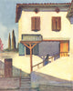 SPAIN. Basque country. A Spanish Basque Inn 1921 old antique print picture