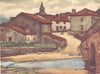 PYRÉNÉES-ATLANTIQUES. Basque country. A Basque Village 1921 old print