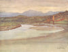 PYRÉNÉES-ATLANTIQUES. Basque country. A River in the Basque Country 1921 print