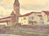 PYRÉNÉES-ATLANTIQUES. Basque country. Church at St Etienne de Baigorry 1921
