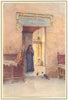EGYPT. Entrance to the Hareem 1912 old antique vintage print picture